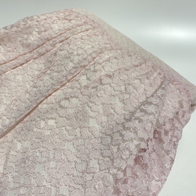 BLANKET, Bedspread - Pale Pink Lace (Single)